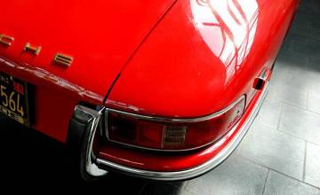 Thumbnail von 911 L Coupé, January 1968, Polarrot/Black 1 paint, original paint, SWB