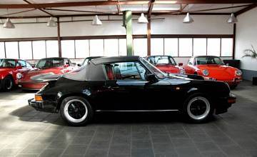 Thumbnail von 911 Carrera Cabriolét, Mai 1986, Schwarz/Vollleder Rot