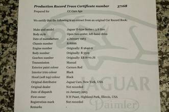 Thumbnail von Jaguar E-Type S1 OTS 3.8 - matching number - restored