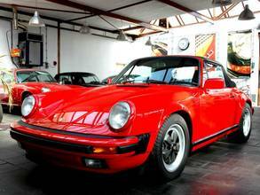 Thumbnail von 911 Carrera Cabriolét, Juni 1989, Indischrot/Leder Schwarz wenig Km, original, G50 Getriebe, letztes