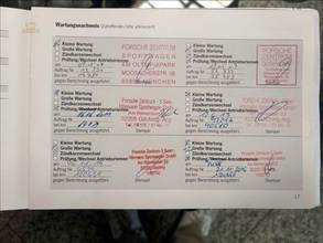 Thumbnail von Porsche 997 Carrera, German vehicle, PZ service booklet - PCCM
