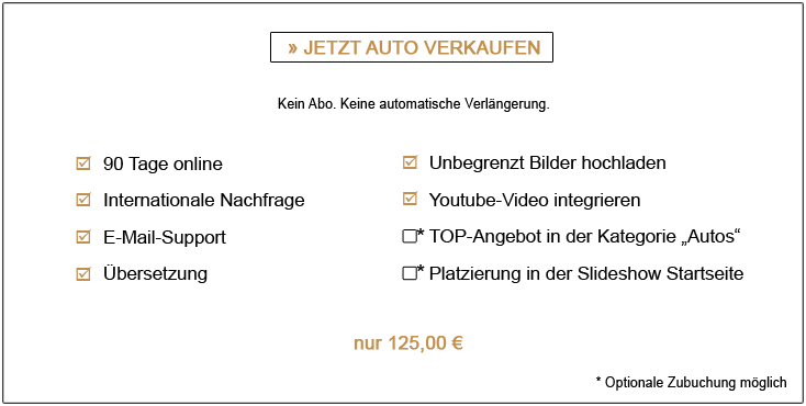 Jetzt Sportwagen online verkaufen bei herando.com