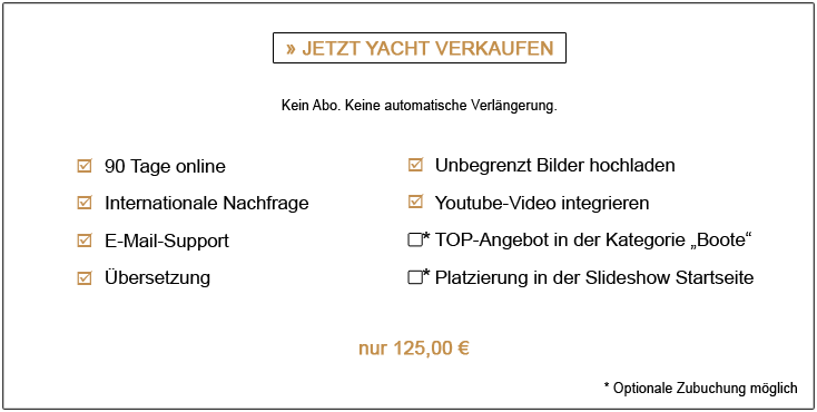 Jetzt Yacht online verkaufen bei herando.com