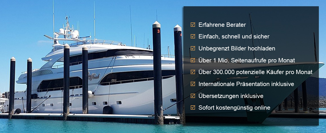 Yacht online verkaufen bei herando.com