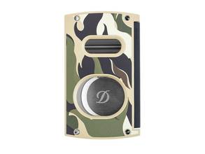 S.T. Dupont Cigarette Cutter Double Blade Camouflage Ref.003450G Full Set