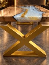 Thumbnail von One-of-One Luxury River Table | Solid Wood · Epoxy Resin · Gold Leaf