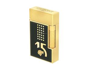 Thumbnail von S.T. Dupont lighter Le Grand Behike black yellow gold Ref.C23003CL full set