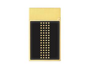 Thumbnail von S.T. Dupont lighter Le Grand Behike black yellow gold Ref.C23003CL full set