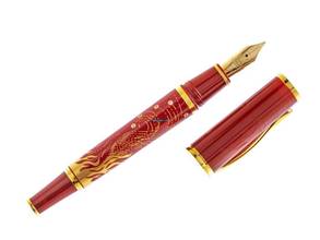 Thumbnail von Pelikan Fire 18kt Yellow Gold Limited Edition Fountain Pen 2010 Full Set