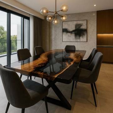 A custom-made table of quiet elegance, uncompromising quality, and timeless presence.