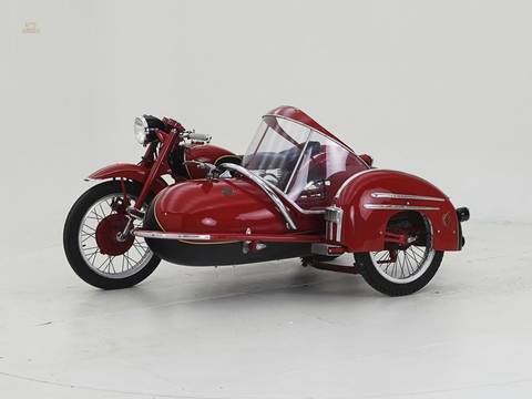 Moto Guzzi Falcone + Sidecar '53