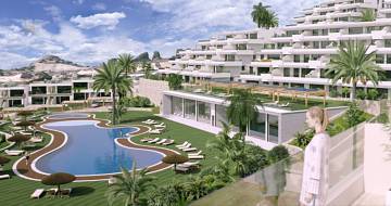 Thumbnail von ***Elegante Maisonette-Wohnungen mit privatem Garten, Gemeinschaftspool und z. T. mit Meerblick, nur wenige Autominuten vom Strand von Benidorm***