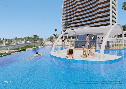 ***Exklusive Penthouse-Wohnungen mit 3 Schlafzimmern und Meerblick nur 200 m vom Strand***