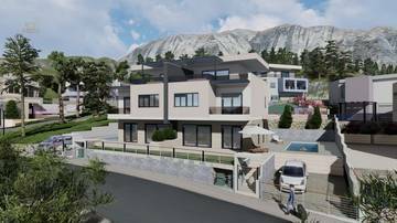 Thumbnail von Moderne Neubau-Doppelhaushälften mit Pool und Meerblick