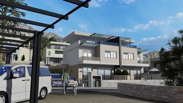 Thumbnail von Modern new-build semi-detached houses with pool and sea view