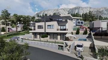 Thumbnail von Modern new-build semi-detached houses with pool and sea view