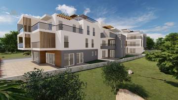Thumbnail von Modern apartment on the top floor of a new building near the sea (second row)