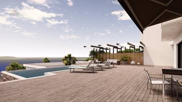 Thumbnail von Modern villa with pool and sea view