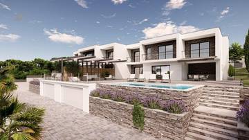 Thumbnail von Modern villa with pool and sea view