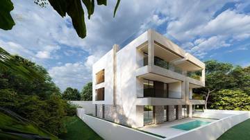 Moderne Penthouses nahe dem Meer