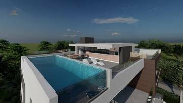 Moderne Penthouses im Neubau nahe dem Meer