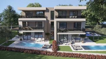 Thumbnail von Modern maisonette apartment with beautiful sea view, Porec region