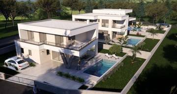 Thumbnail von Moderne Villa mit Pool und Blick auf das Meer