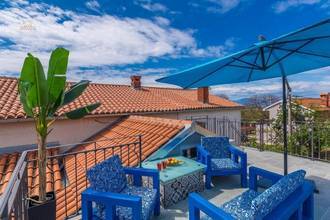 Thumbnail von Renovated stone house with a hot tub on the roof terrace, Krk