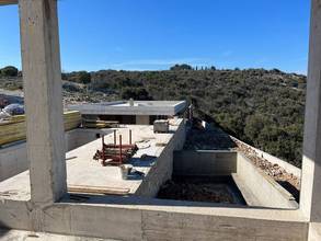 Thumbnail von Two villas under construction with a pool and sea view, Brač Island