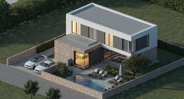 Thumbnail von Newly built villa with sea view in Kolan, Pag Island