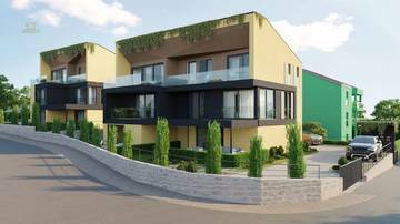 Maisonette Wohnung mit Garten und Meerblick, Krk, Insel Krk