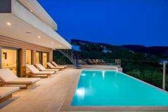 Thumbnail von High-quality designer villa with panoramic sea view, Hreljin region