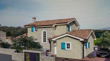 Thumbnail von Mediterranean villa with pool and sea view, island of Krk