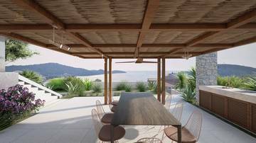 Thumbnail von Modern villa with pool and sea view, Rogoznica region
