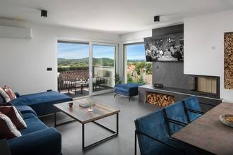 Thumbnail von Modern villa with swimming pool and tennis court, Porec region
