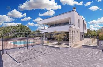 Thumbnail von Modern villa with pool and sea view near Fazana, Pula region