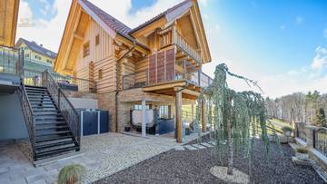 Thumbnail von Blockhouse Chalet A with a breathtaking view in an idyllic peaceful location