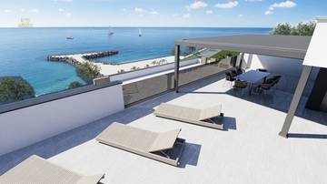 Thumbnail von Modern penthouse with roof terrace in the first row to the sea