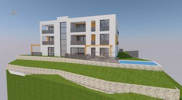 Thumbnail von Building plot with building permit for an apartment building with panoramic sea view