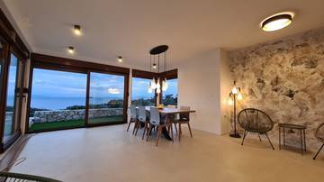 Thumbnail von Modern bungalow with panoramic sea view, island Pag