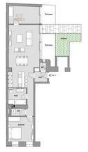 Thumbnail von Erstbezug 3-Zimmer Wohnung mit Garten, Nähe Aumannplatz