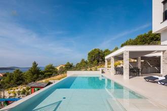 Thumbnail von Modern villa with infinity pool and panoramic sea view, Sibenik region