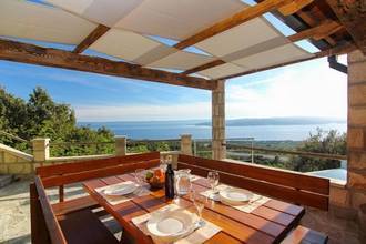 Thumbnail von Charming stone house with pool and panoramic sea view