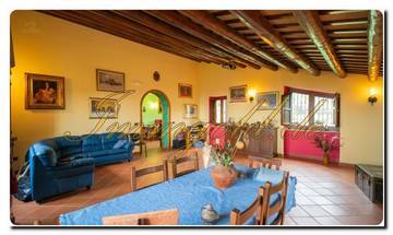 Thumbnail von North Sicily super villa on approximately 20,000 m² of land, park-like garden, view of the Aeolian Islands, olive groves, and a fantastic sea view.