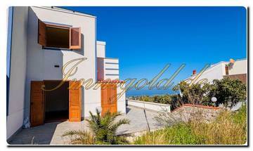 Thumbnail von Elegant, innovative, and distinctive semi-detached house with panoramic sea view, terrace, and the option to include a pool.