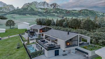 Thumbnail von Two plots of land with a planning study at the foot of the Wild Kaiser