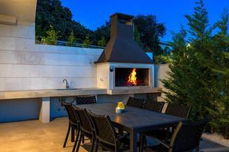 Thumbnail von Modern villa with panoramic sea view and swimming pool, Rogoznica region