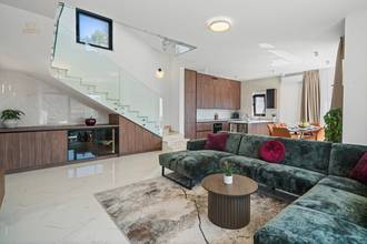 Thumbnail von Modern villa with panoramic sea view and swimming pool, Rogoznica region