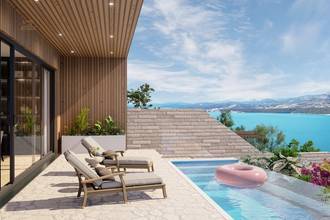 Thumbnail von Maisonette apartment in first line to the sea with private pool