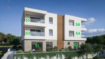 Thumbnail von Modern apartments in the second row to the sea